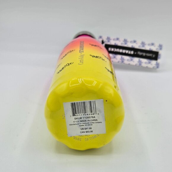 Starbucks CURTIS KULIG ART S'well LOVE ME Stainless Steel Water Bottle - New - Picture 11 of 11